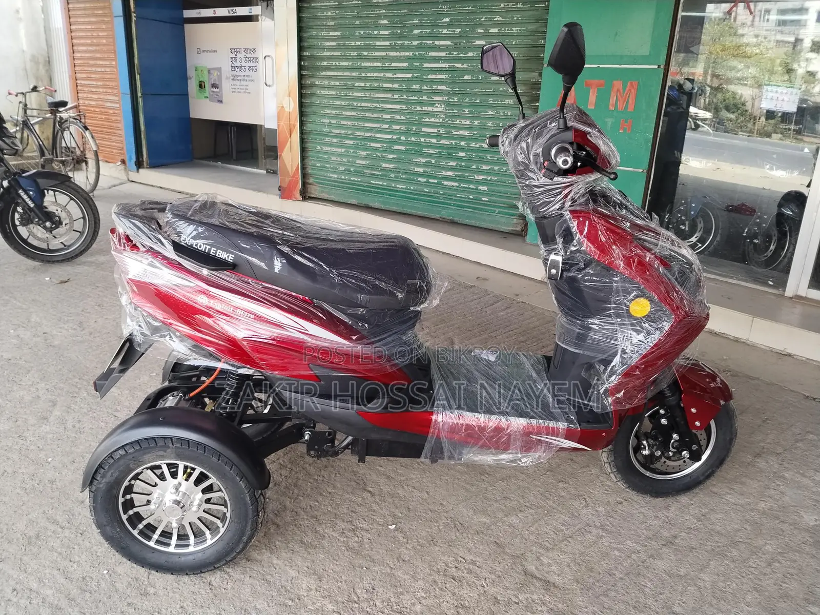 Exploit WD E-Bike তিন চাকা থ্রি হুইলার 2026