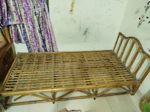 Rattan Bed with Mattress