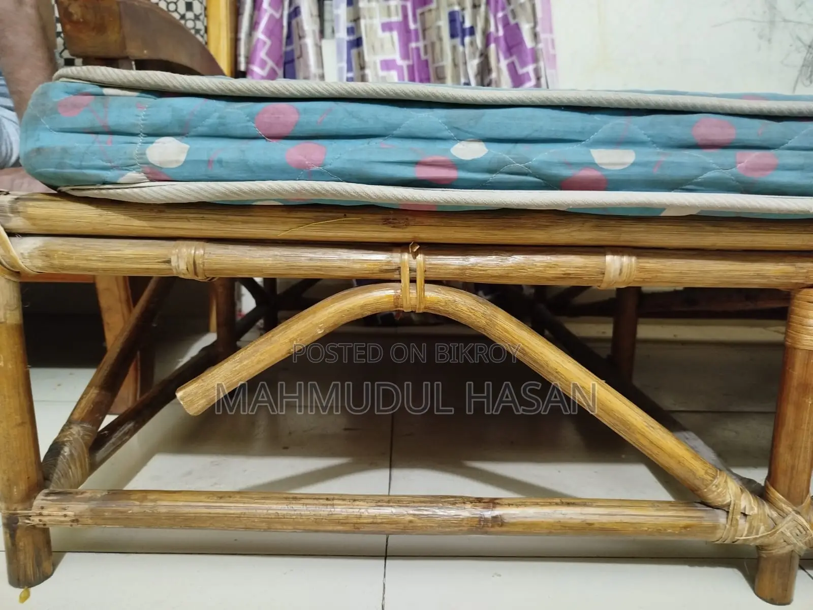 Rattan Bed with Mattress