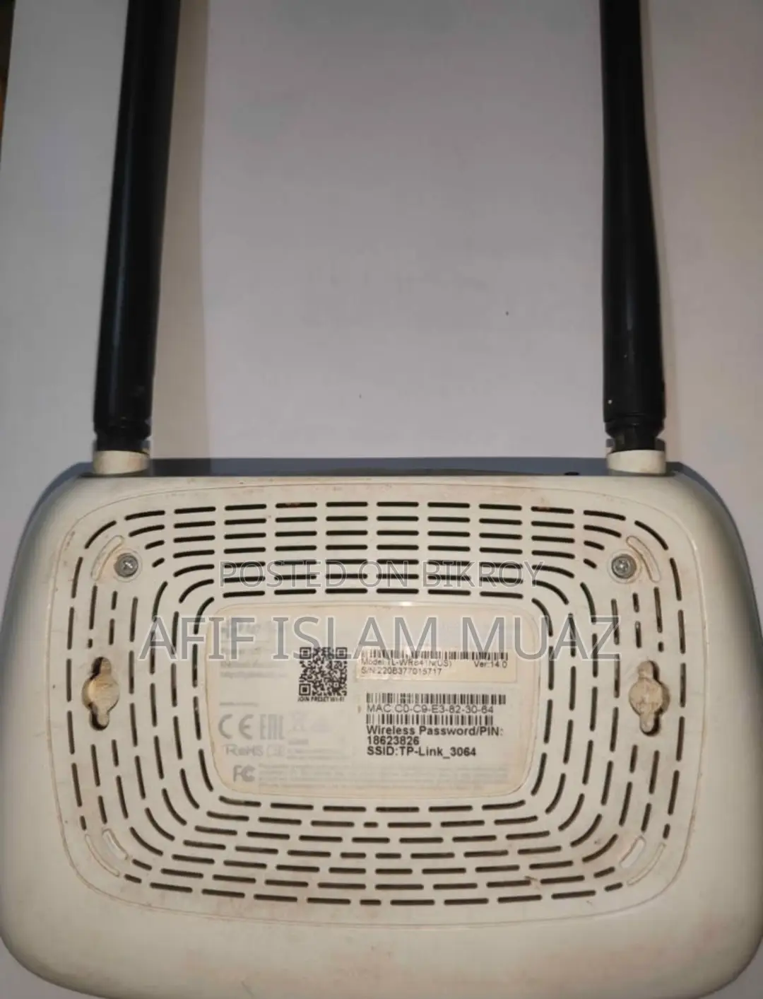 ওয়াইফাই রাউটার Tp Link 300 Mbps Tl-wr841n (us)