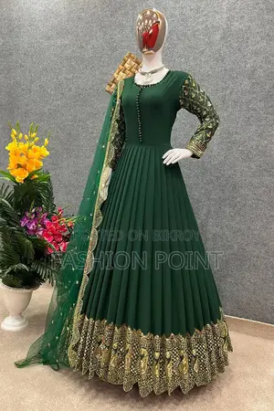 Premium Georgette Embroidery Party Dress