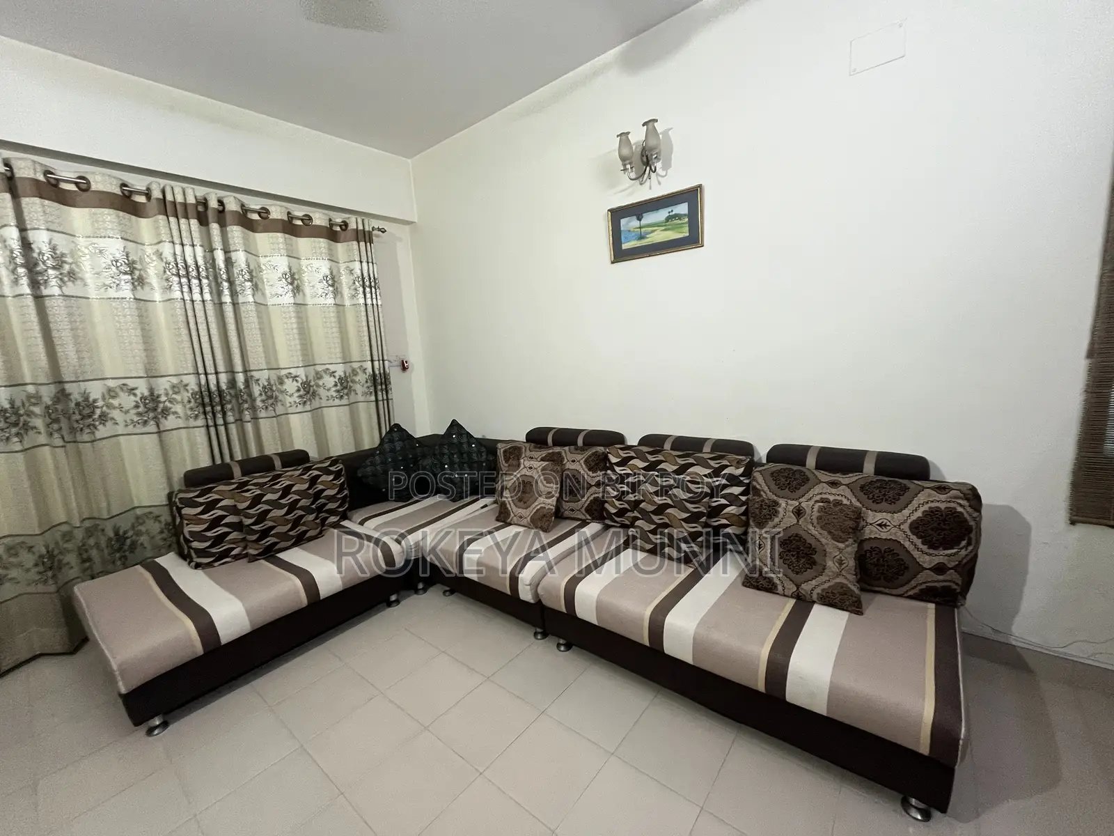 Modern L-shaped Sofa Set