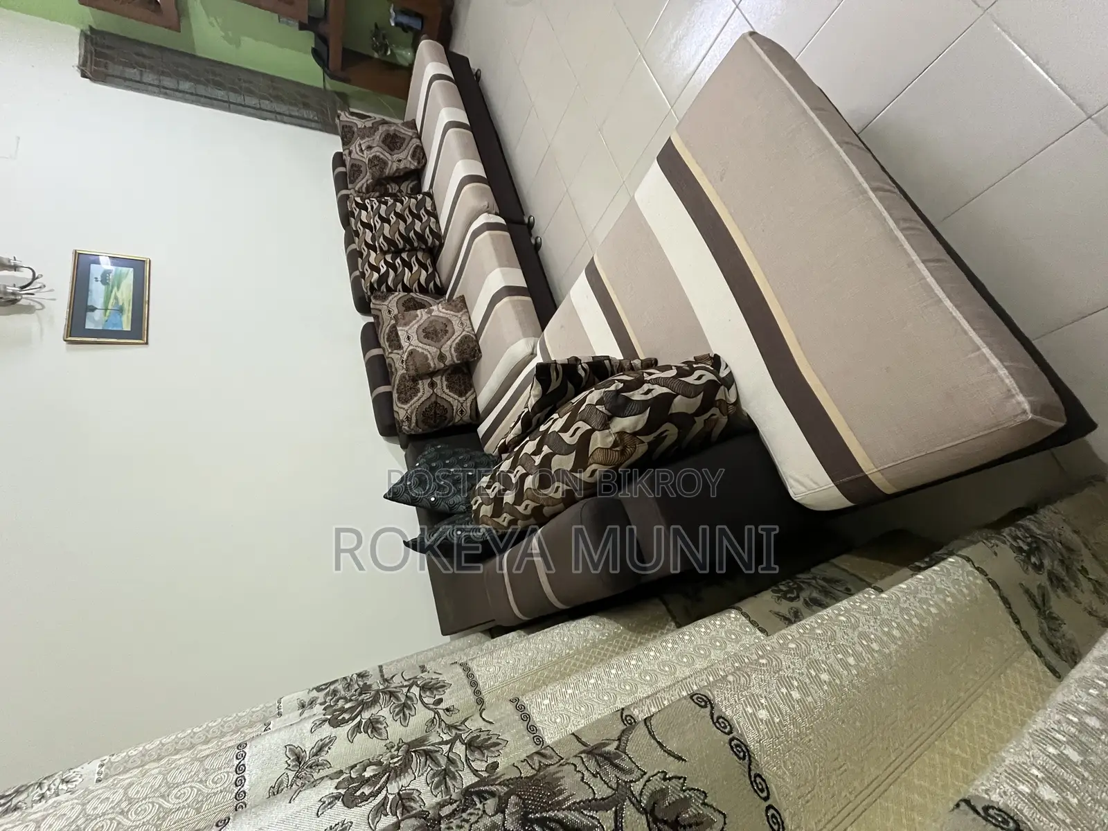 Modern L-shaped Sofa Set