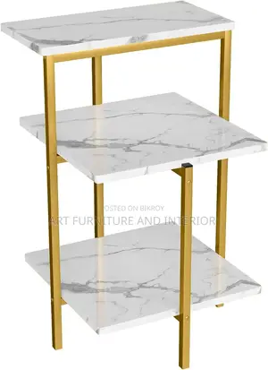 Mild Steel Sofa Side Table - 04