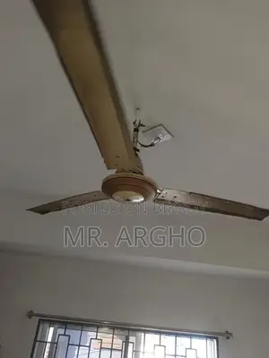 সিলিং ফ্যান সাথে একটি জনি ঝড়