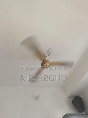 সিলিং ফ্যান সাথে একটি জনি ঝড়