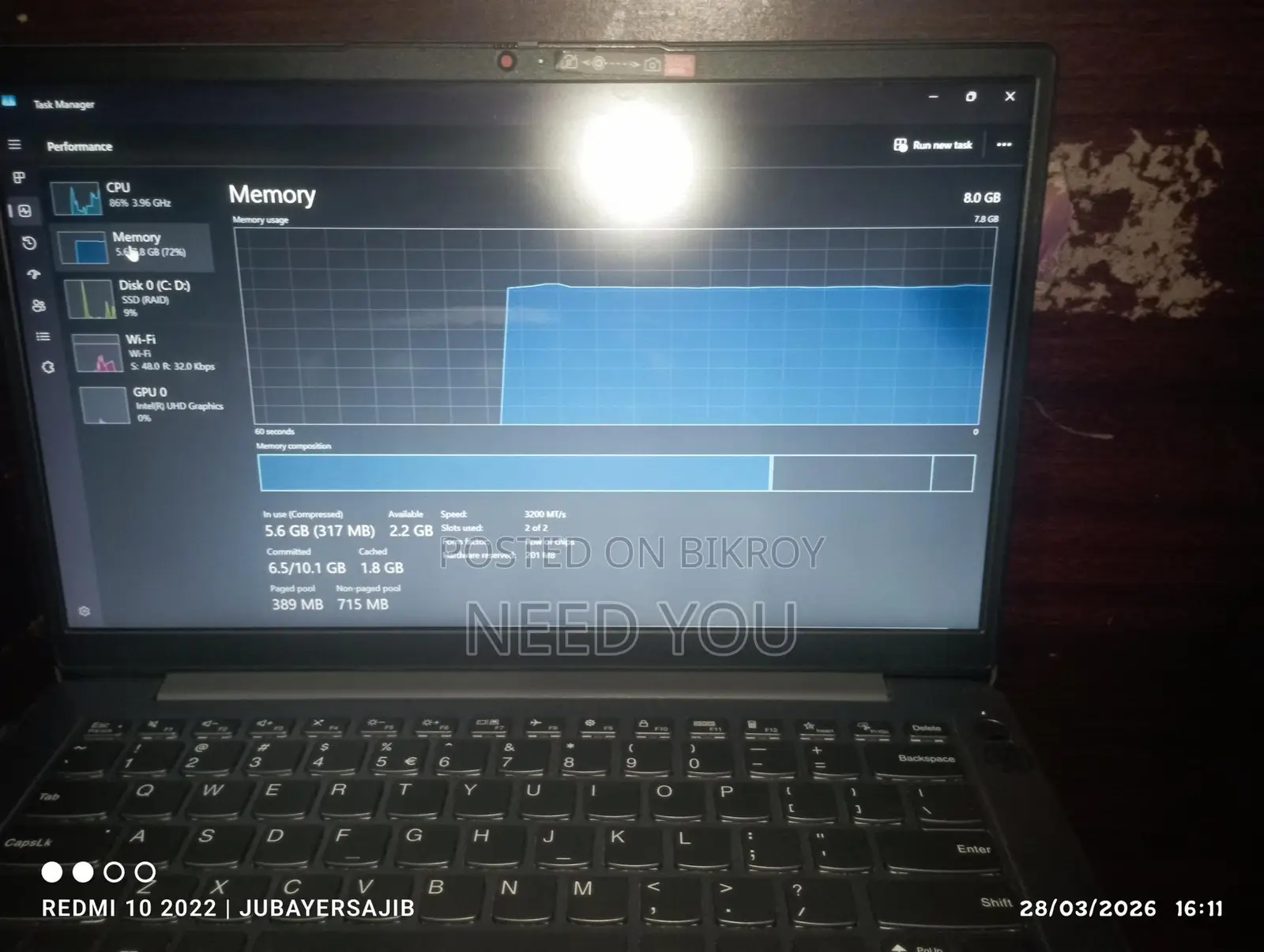 Lenovo ideapad 3 14itl6 11th Generation Laptop
