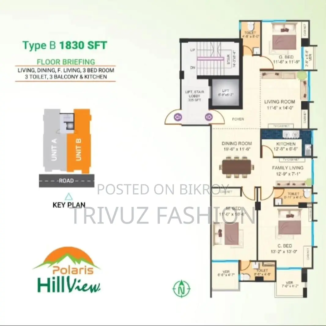 Attractive ready-made 2 flats for sale