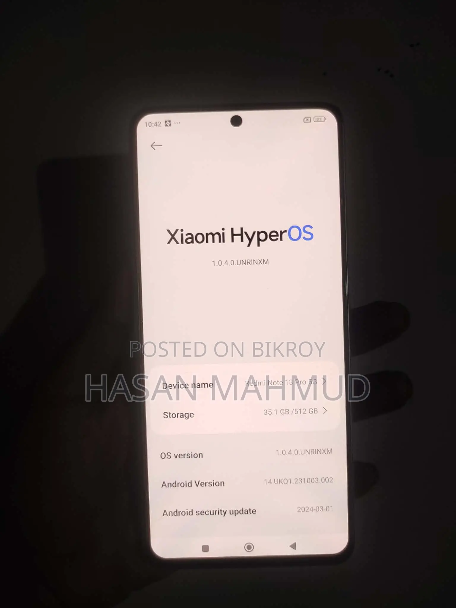 Xiaomi Redmi Note 13 Pro 12/512 (Used)