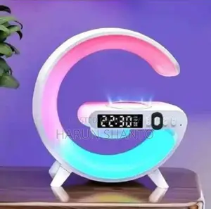 4-in-1 Rgb Bluetooth Speaker with 10w Wireless Charger & Alarm Clock