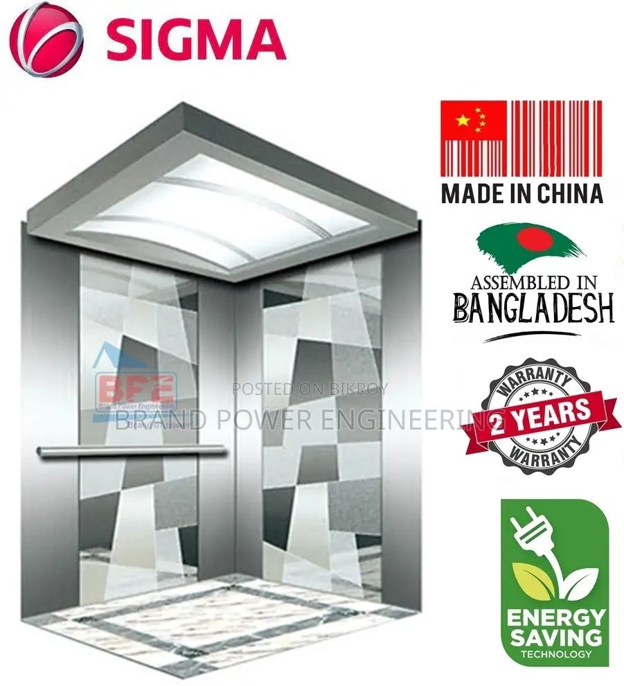800kg Sigma Elevator – 4 Stop System, Smooth Operation
