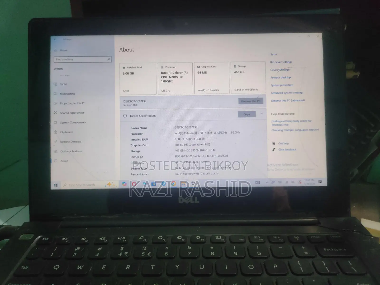 Dell Inspiron 11-3138