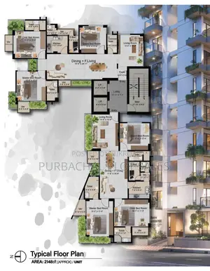 Modern Facilities Apartment in Bashundhara