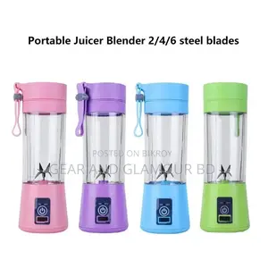 Fresh Juice in 1 Minute This Summer! Best Portable Mini Blender!