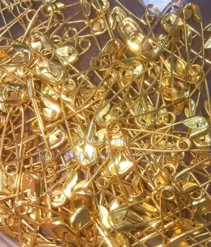 Golden Safety Pins