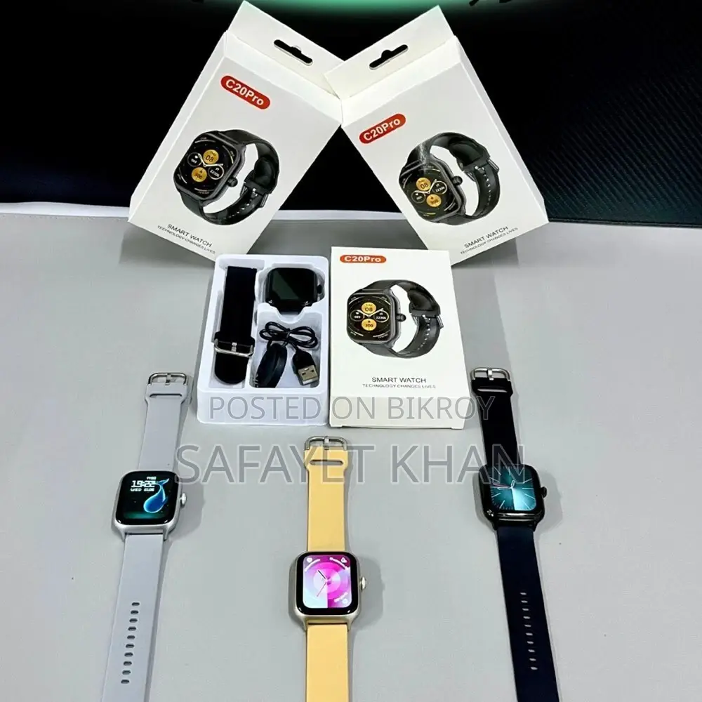 C20 Pro Smart Watch – A Great Combination of Style and Features! 🔥