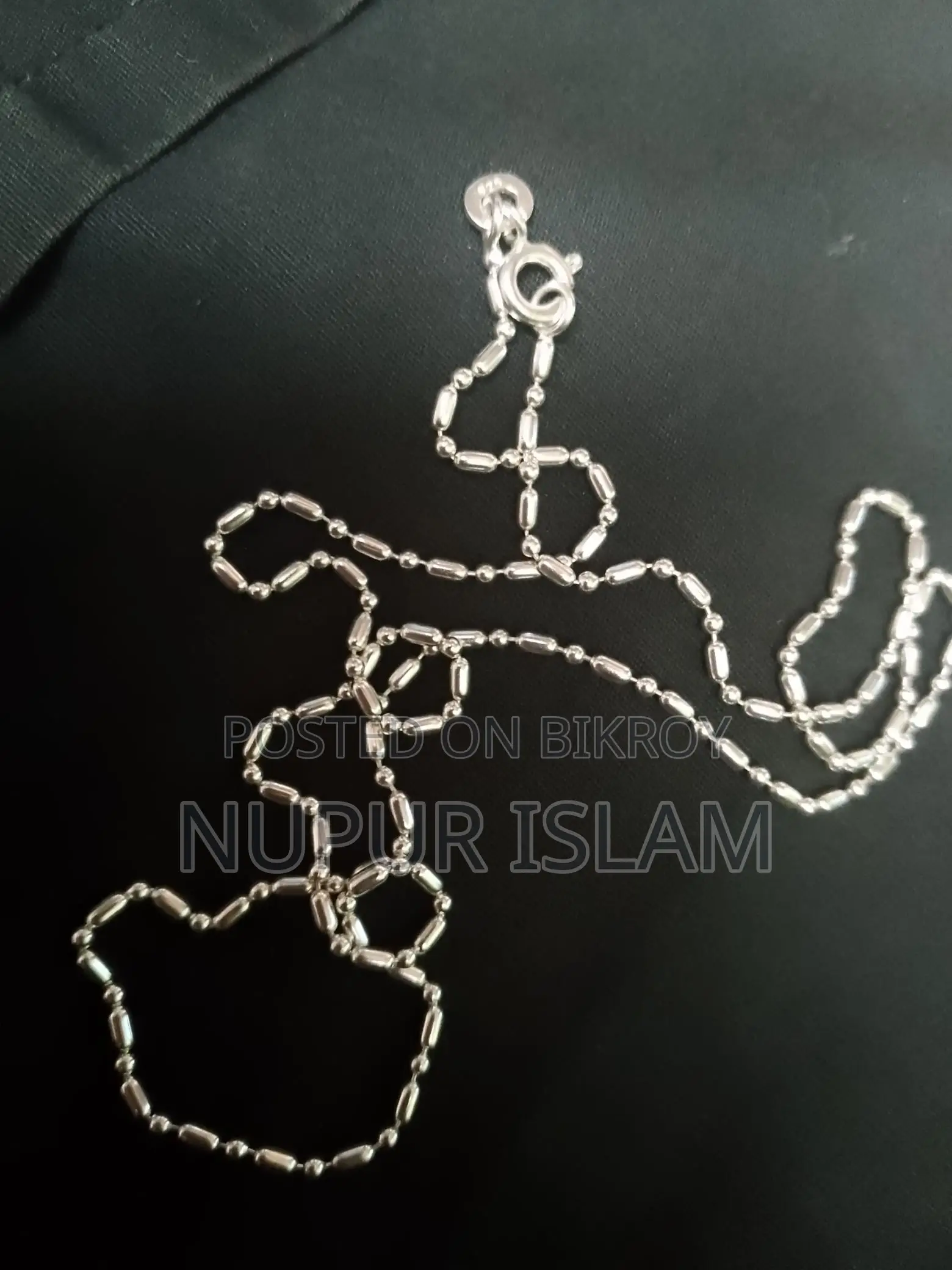22-Karat Silver Italian Chain