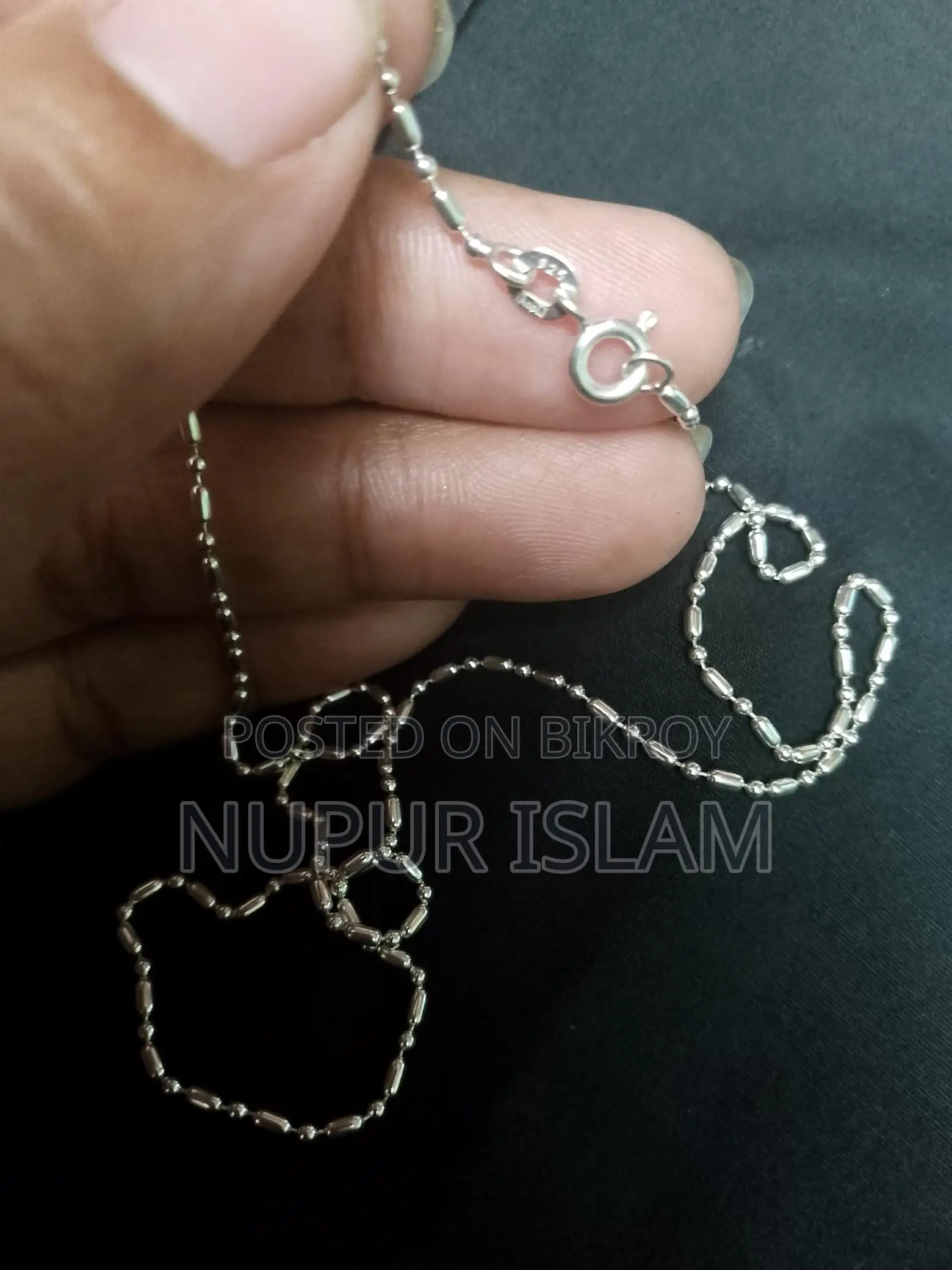 22-Karat Silver Italian Chain