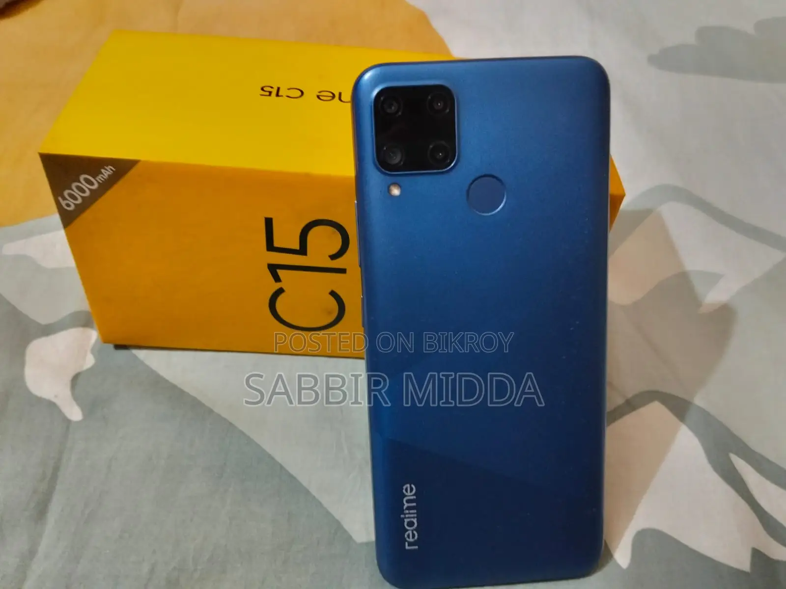 Realme C15 4/64GB RAM (Used)