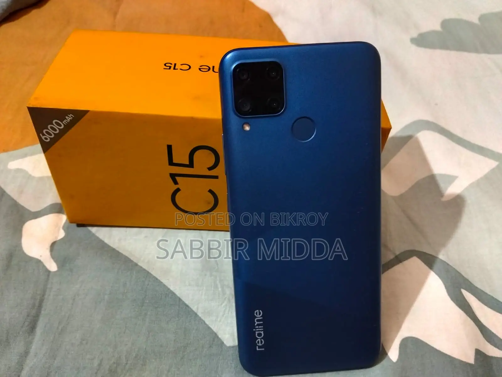 Realme C15 4/64GB RAM (Used)