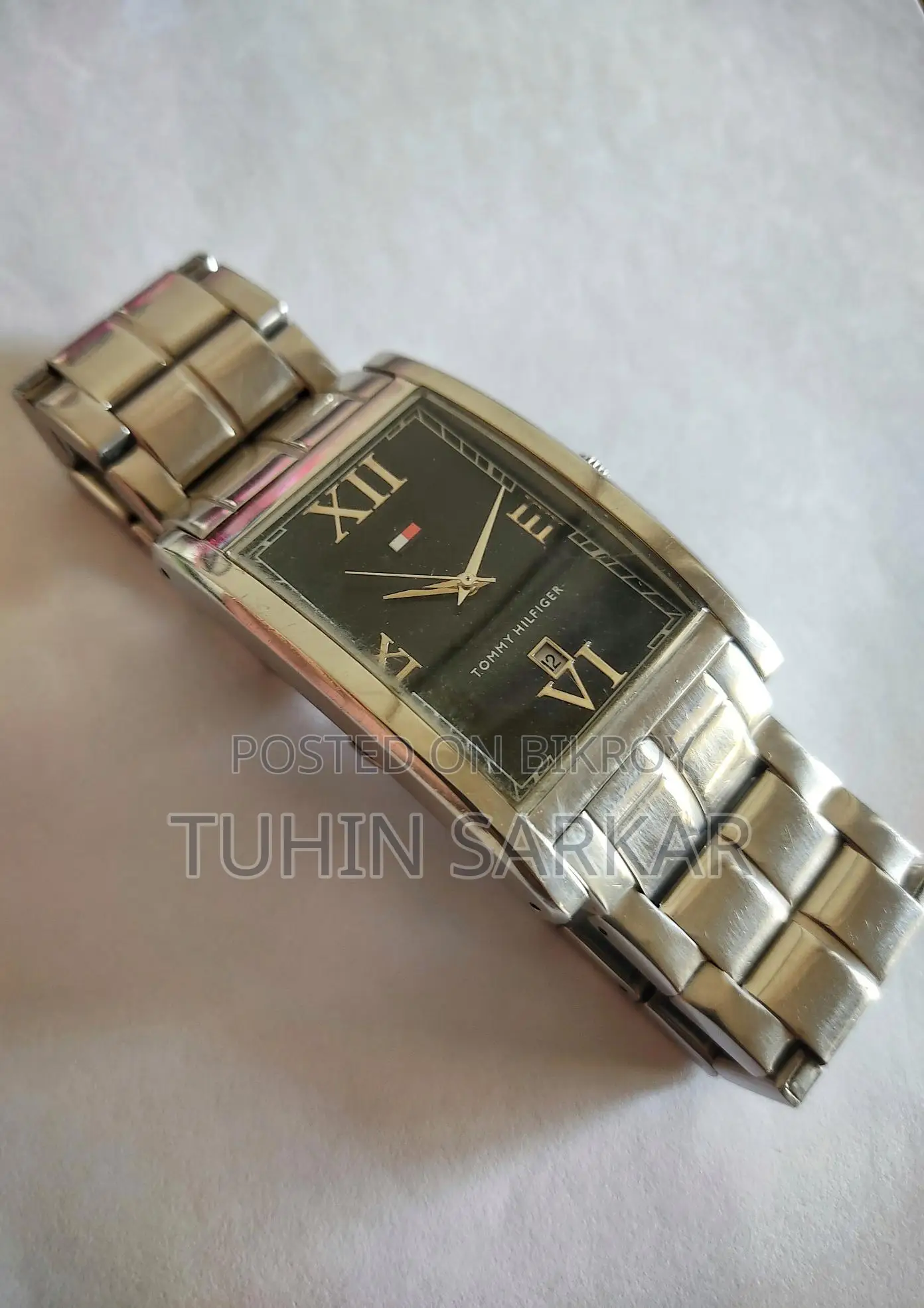 Tommy Hilfiger Vintage Tank Style | All Stainless Steel