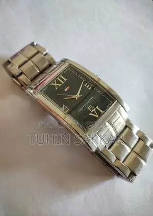 Tommy Hilfiger Vintage Tank Style | All Stainless Steel