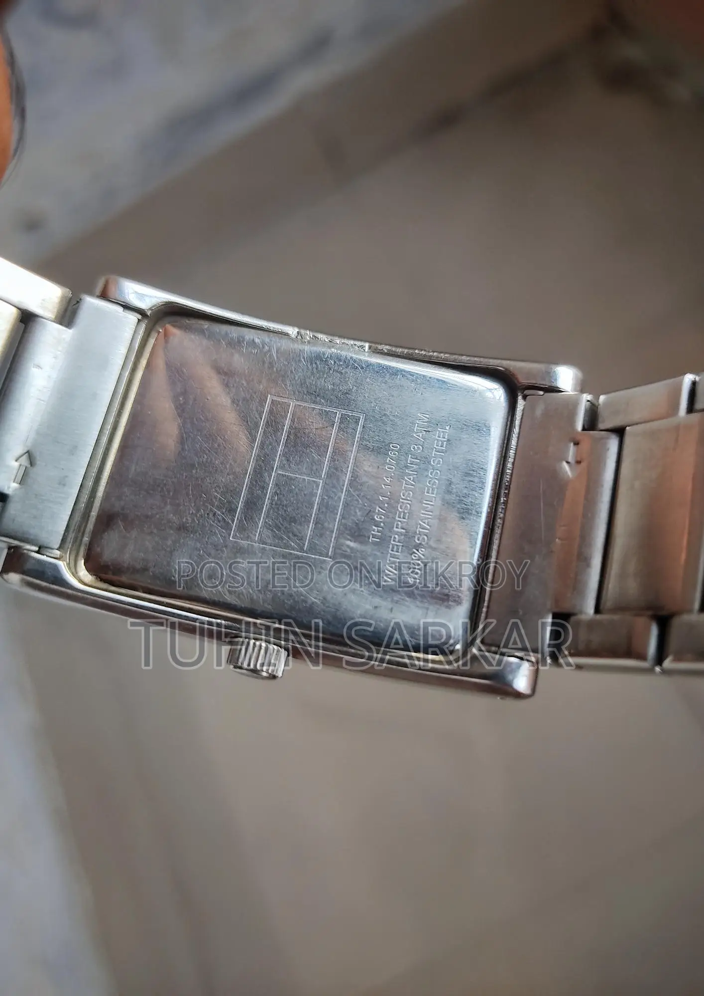 Tommy Hilfiger Vintage Tank Style | All Stainless Steel