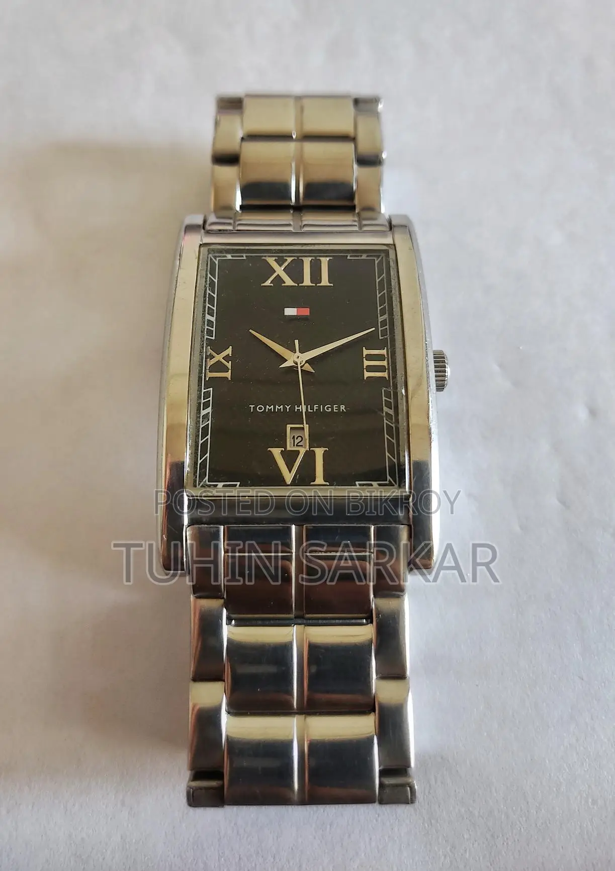 Tommy Hilfiger Vintage Tank Style | All Stainless Steel