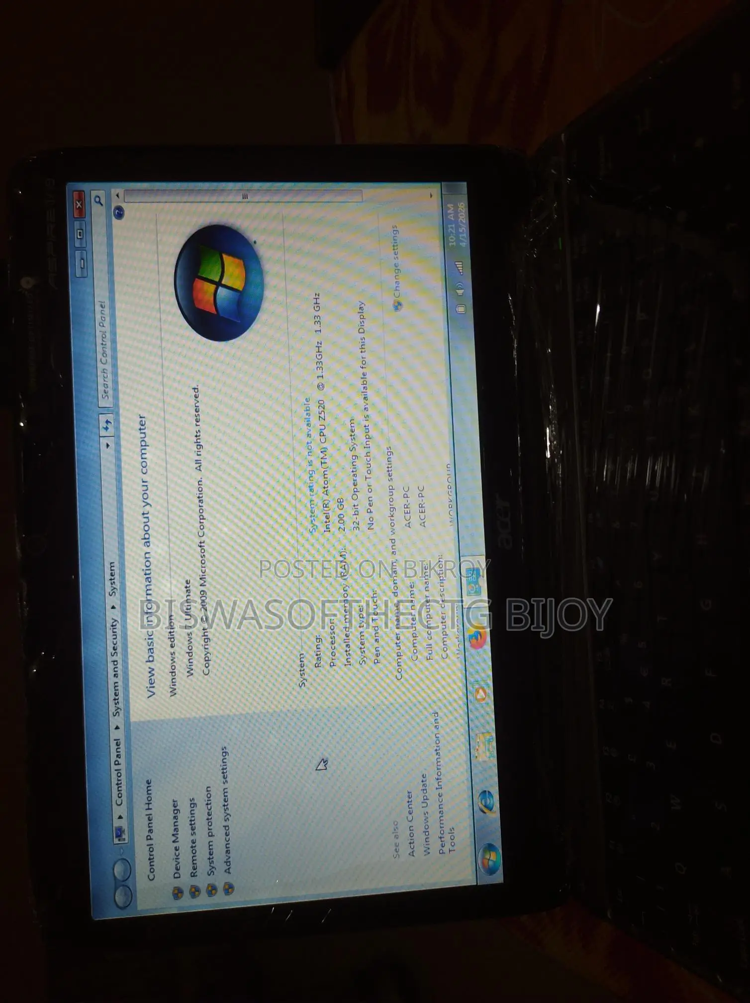 ACER ZA3 Laptop