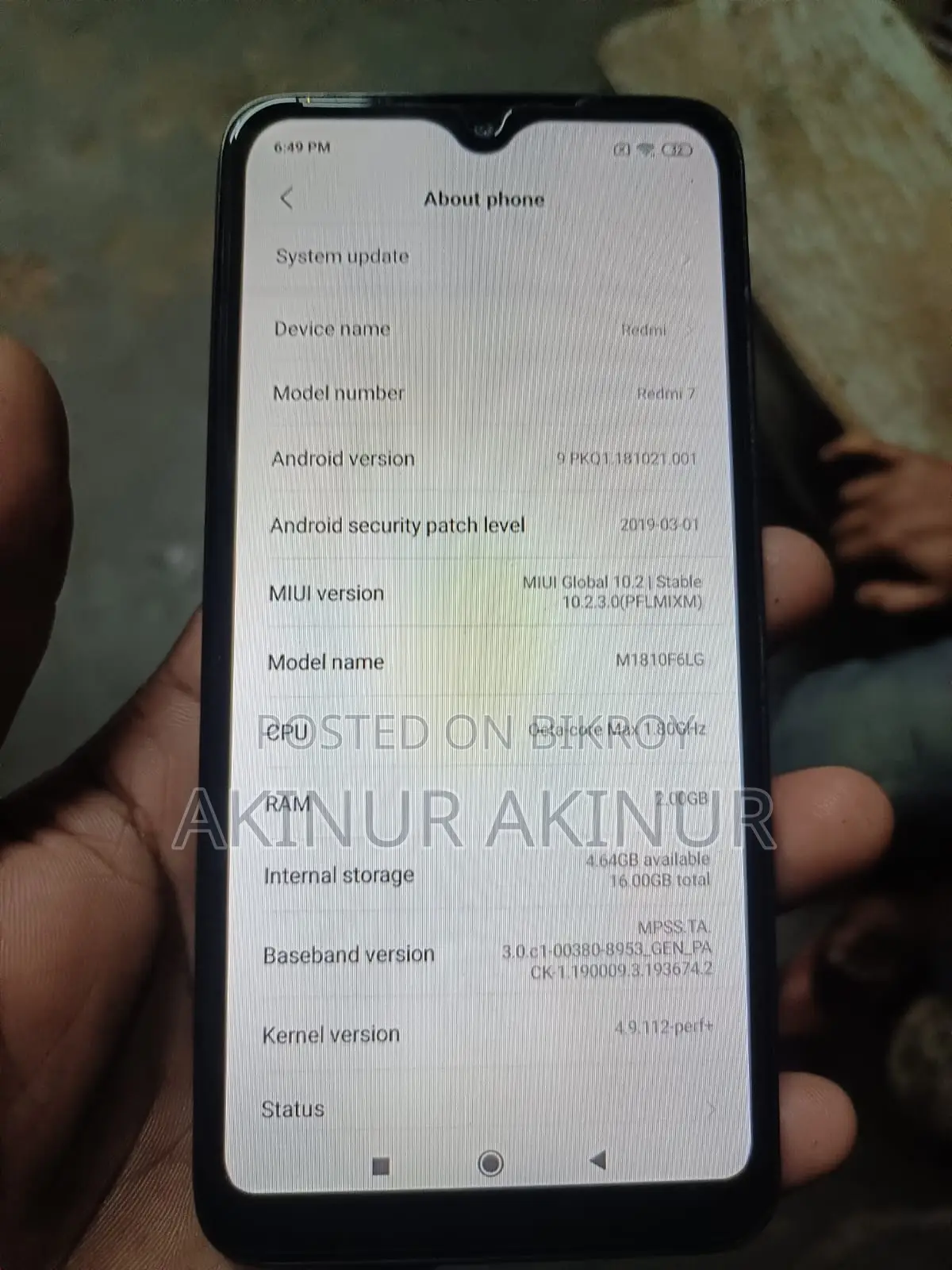 Xiaomi Redmi 7 (Used)