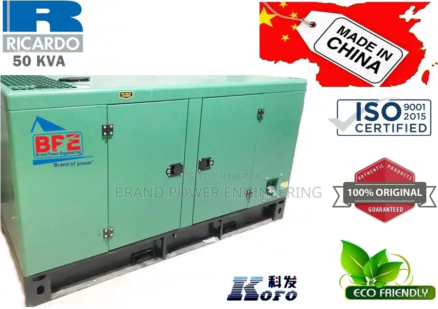 50kVA Ricardo Diesel Genset – Foreign Canopy