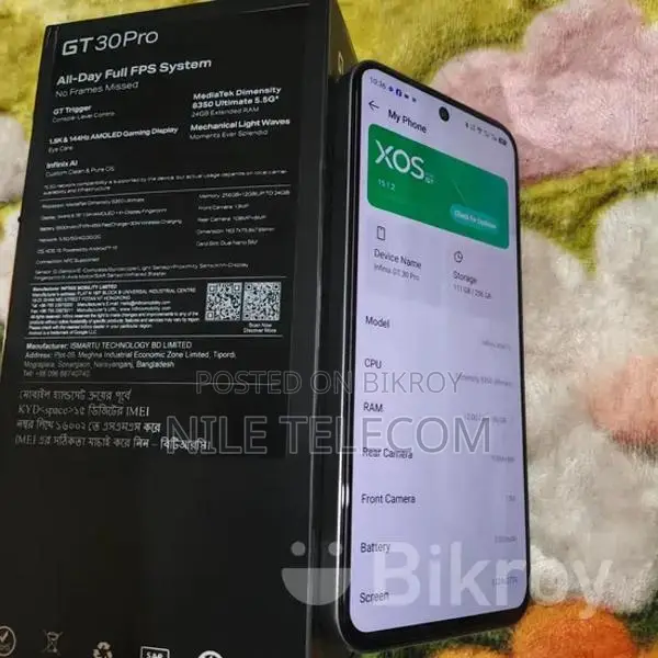 Infinix Note 50 Pro 12GB/256GB (Used)
