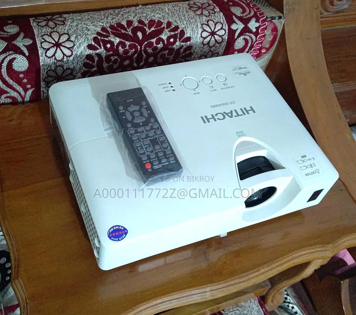HITACHI CP-X3543WN 3700 ANSI LUMENS প্রজেক্টর (মেড ইন জাপান)
