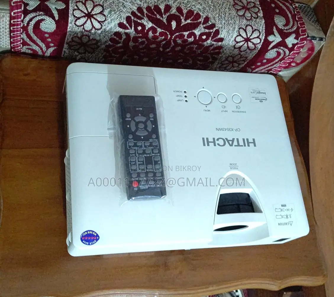 HITACHI CP-X3543WN 3700 ANSI LUMENS প্রজেক্টর (মেড ইন জাপান)