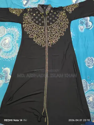 Dubai Silk Fabric Borka
