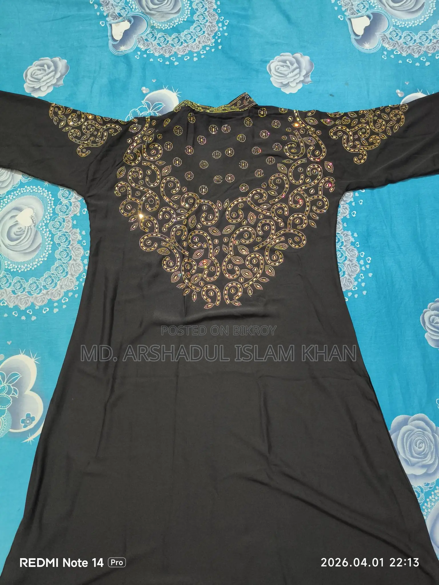 Dubai Silk Fabric Borka