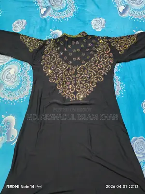 Dubai Silk Fabric Borka