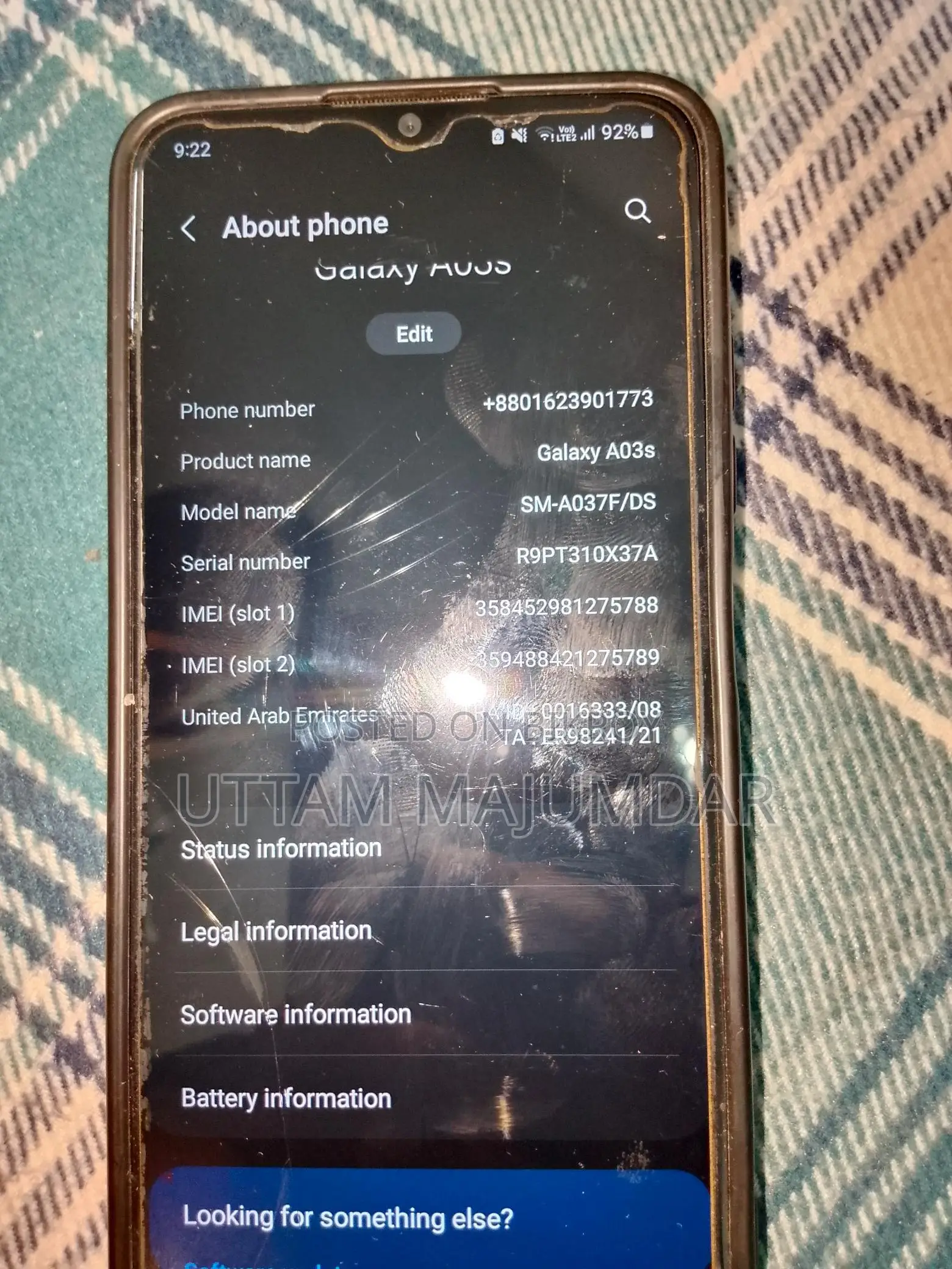 Samsung Galaxy A03S (Used)