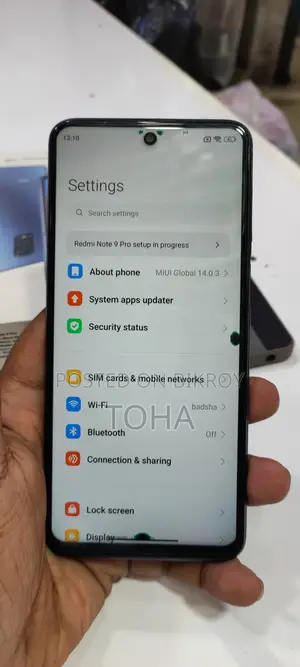 Xiaomi Redmi Note 9 Pro . (Used)