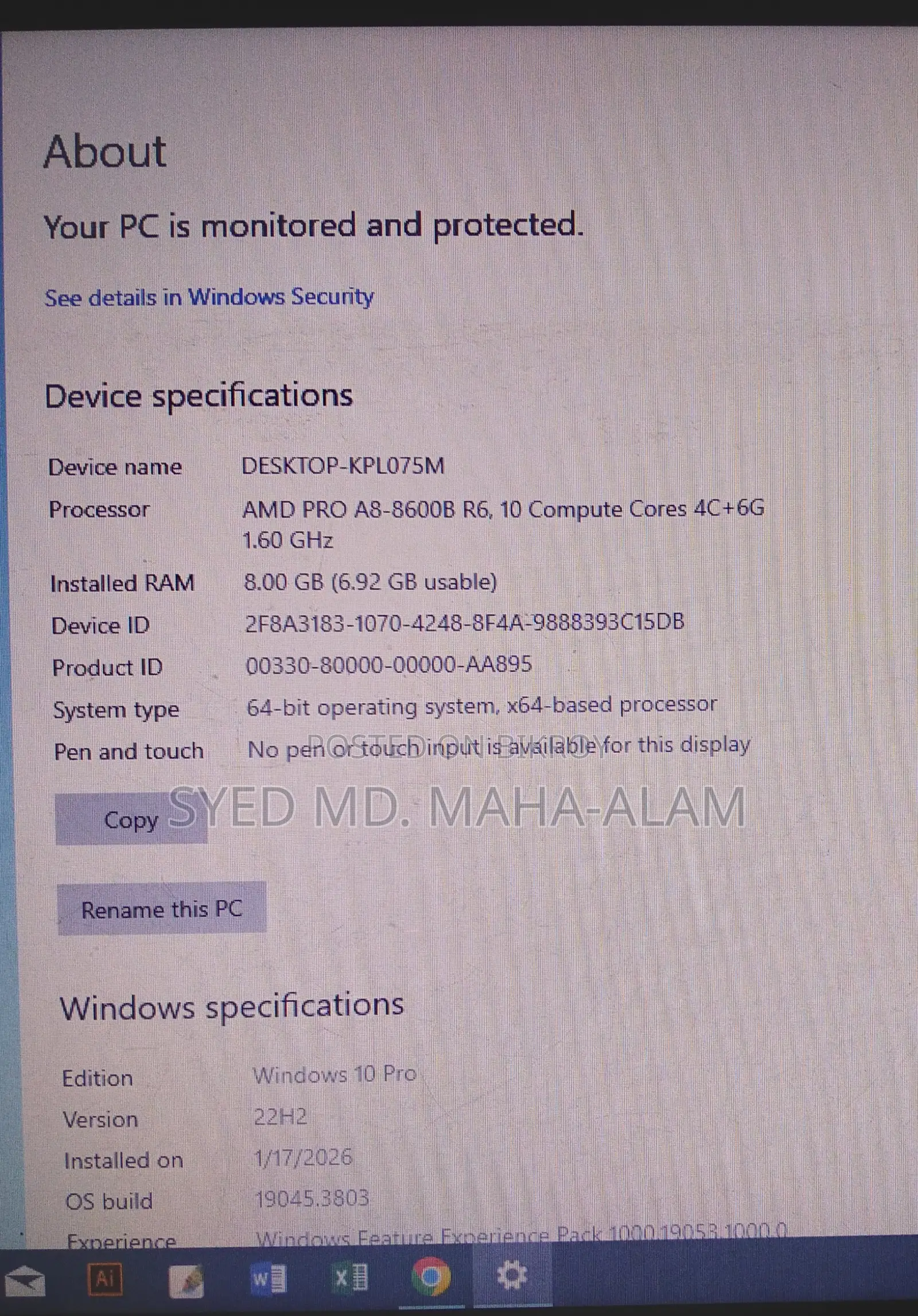 HP Super Fresh Freelancer 256GB SSD Laptop