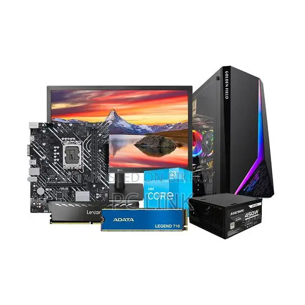 Mega Offer: Core i3 12th Gen, 8GB RAM, 17" Monitor Full Computer Set