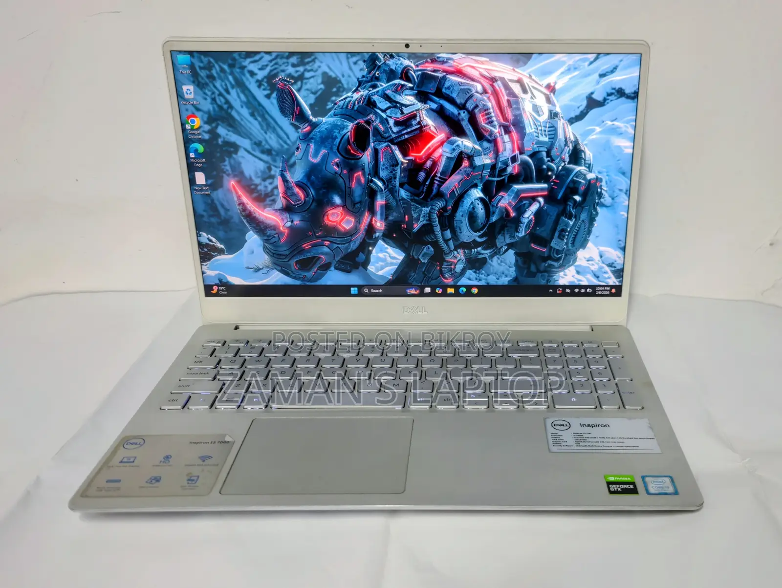 DELL Inspiron Gaming GTX1050 Core i5-9 Generation Backlit Slim Laptop