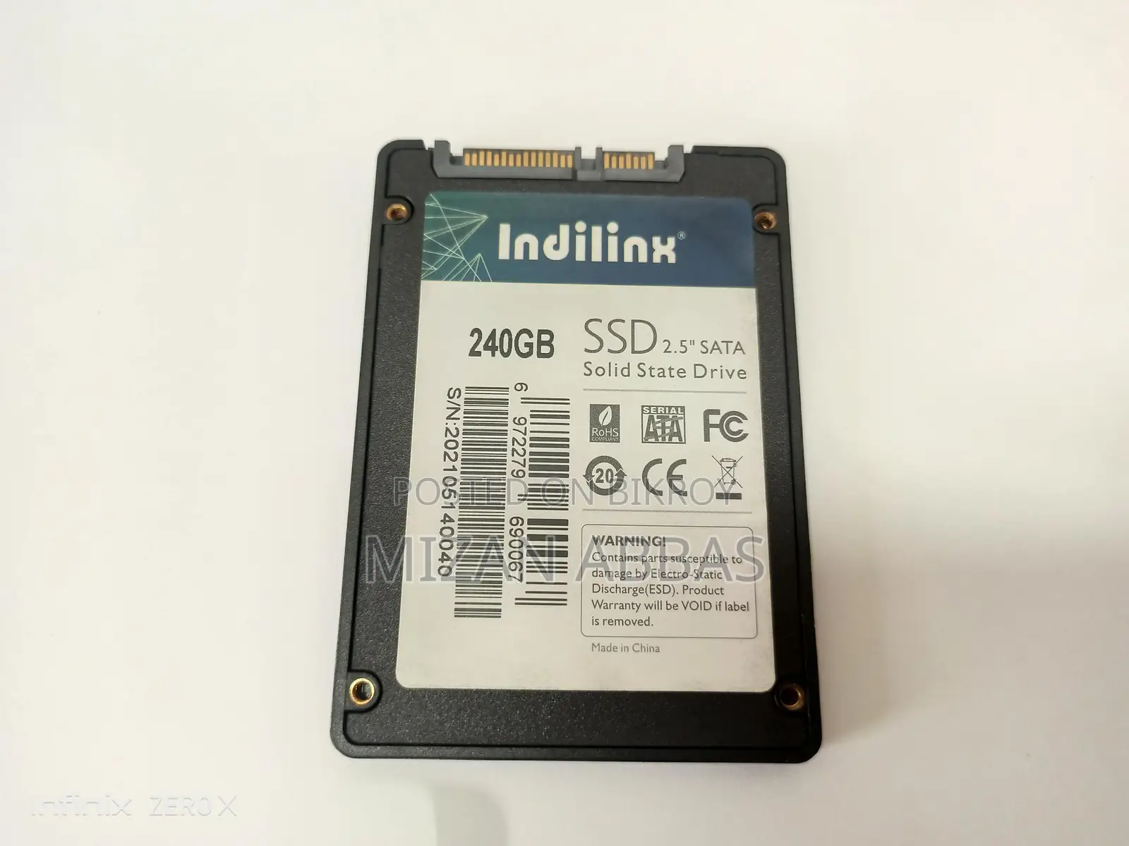 Indilinx 240gb SSD 2.5" Sata with to USB C Adapter
