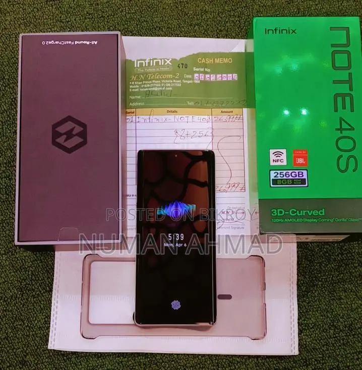 Infinix Note 40s Official (Used)