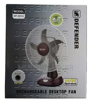 Defender 14" Rechargeable Fan