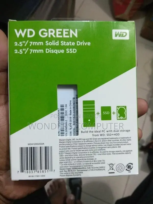 Western Digital 120 GB M.2 With 1Year Warranty