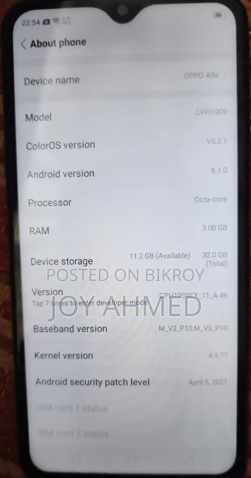 OPPO A5s (Used)