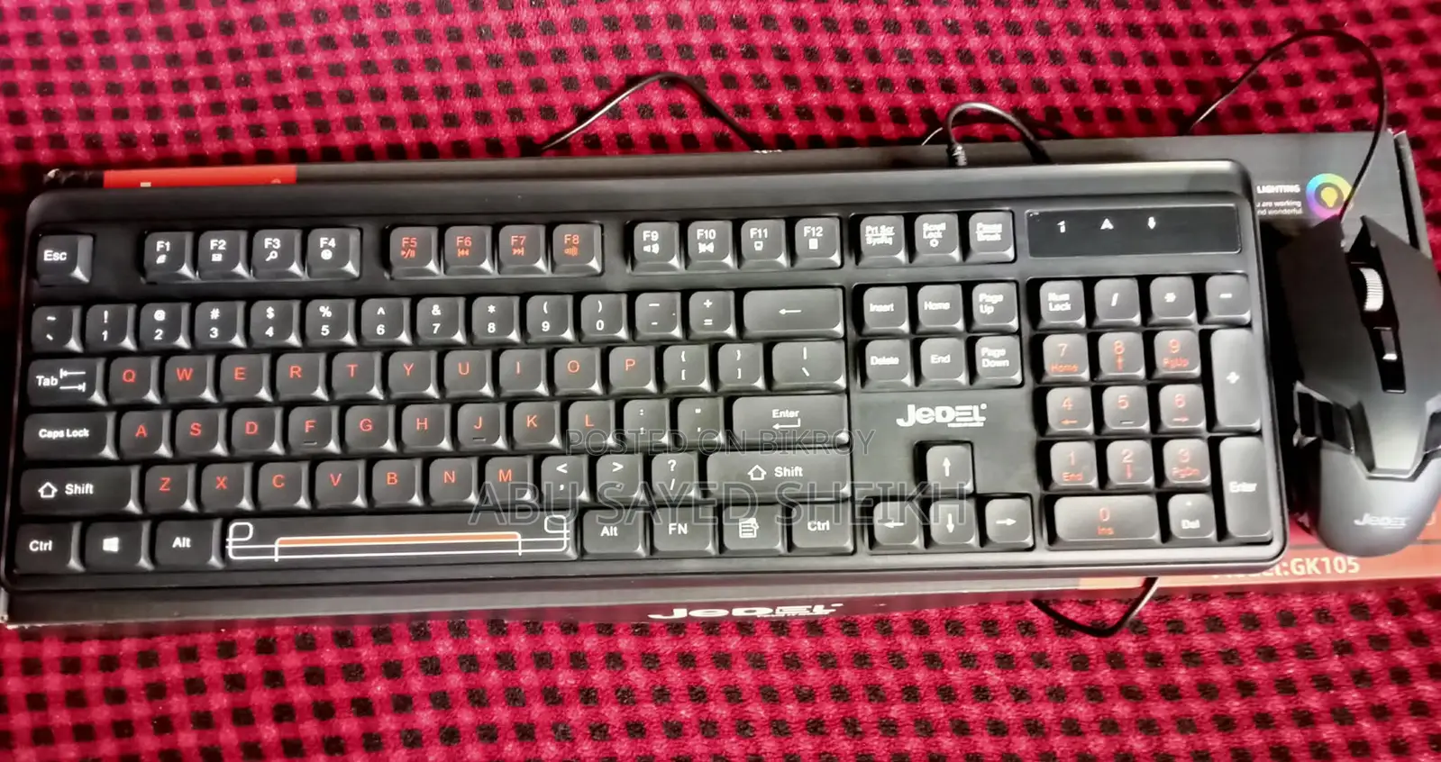 Jedel Gk105 Rgb Keyboard & Mouse