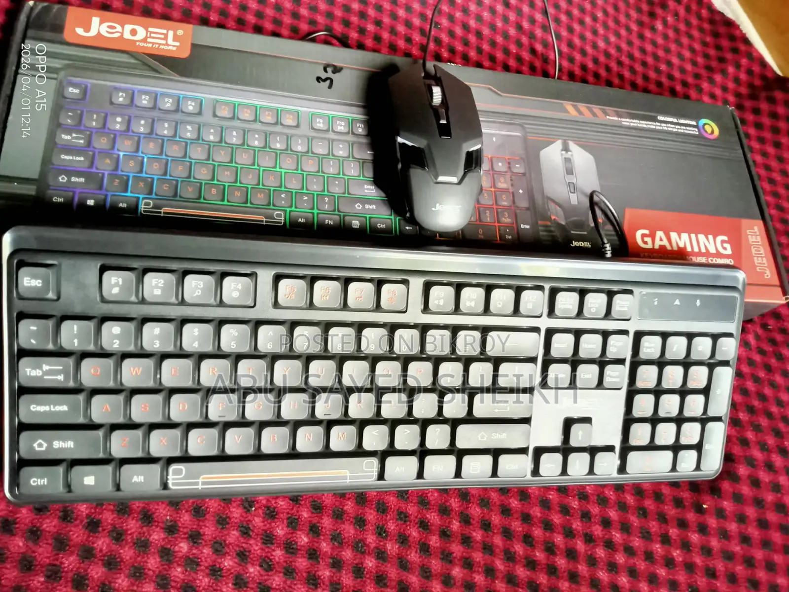Jedel Gk105 Rgb Keyboard & Mouse