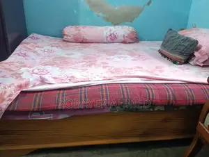 Pine Wood Full Box Bed, 5ft by 6.5ft. Bed only.